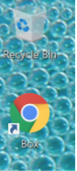 Shows the Desktop Icon